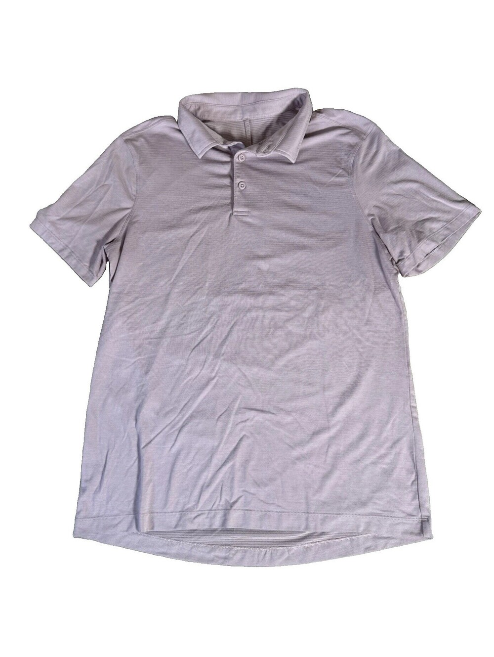 Lululemon Evolution Performance Golf Polo Shirt in Light Lavender Mens Small